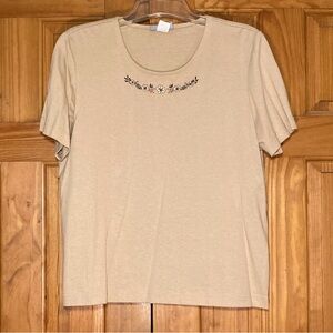NWOT Vintage Blair Embroidered Top Size L